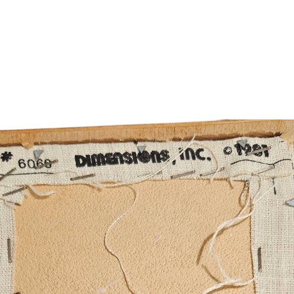 Vintage Dimensions Crewel Embroidery Art Geisha Scene Pat Zitomer Framed - Picture 6 of 6